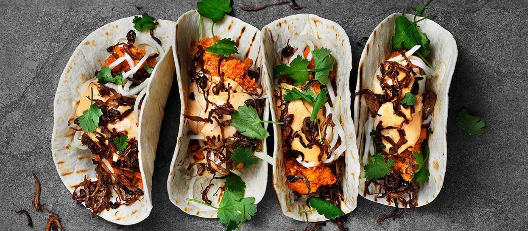 Sötpotatistacos med Bearnaise Hot Chili